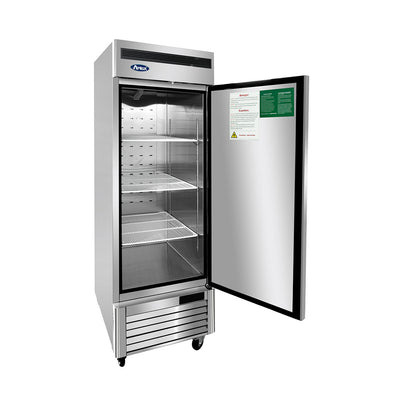 ATOSA 27'' BOTTOM MOUNT 1 DOOR REACH-IN REFRIGERATOR (LEFT HINGED)