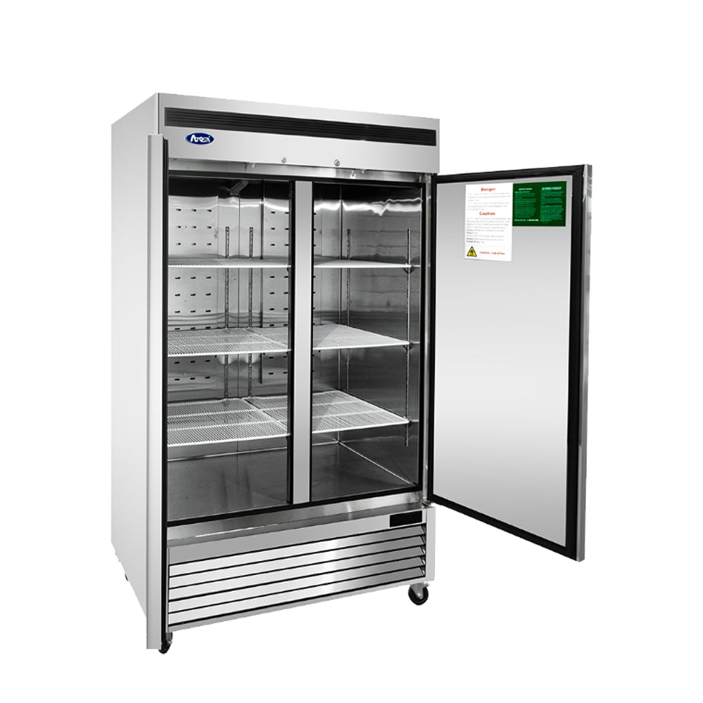 Atosa 55'' Bottom Mount 2 Door Reach-In Refrigerator