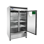 Atosa 55'' Bottom Mount 2 Door Reach-In Refrigerator