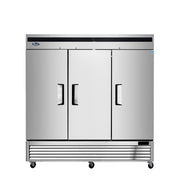 Atosa 82'' Bottom Mount 3 Door Reach-In Refrigerator