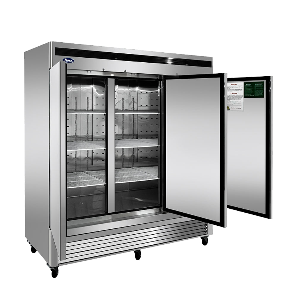 Atosa 82'' Bottom Mount 3 Door Reach-In Refrigerator