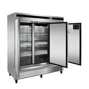 Atosa 82'' Bottom Mount 3 Door Reach-In Refrigerator