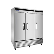 Atosa 82'' Bottom Mount 3 Door Reach-In Refrigerator