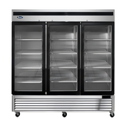 Atosa 81.87'' 3 Glass Door Merchandiser Freezer