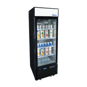 Atosa 27'' Bottom Mount 1 Door Reach-In Black Refrigerator (Right Hinged)