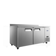 Atosa 67'' Side Mount Worktop Refrigerator W/ Backsplash
