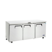 Atosa 72'' Undercounter Refrigerator