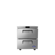 Atosa 27'' Two Drawer Undercounter Refrigerator