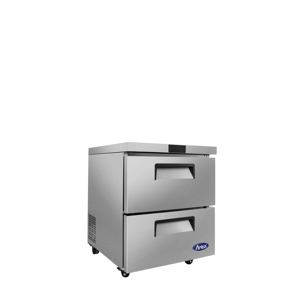 Atosa 27'' Two Drawer Undercounter Refrigerator