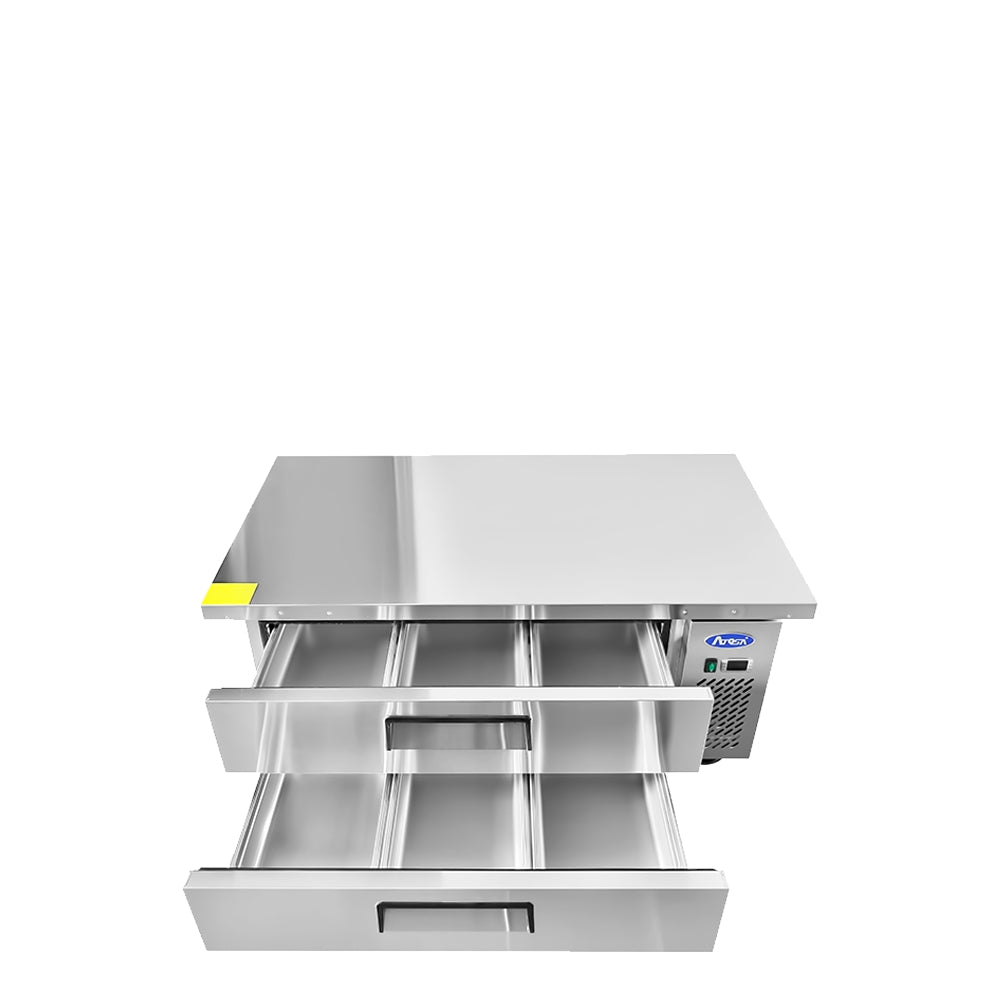 ATOSA 60'' EXTENDED TOP REFRIGERATED CHEF BASE W/ 52'' CABINET