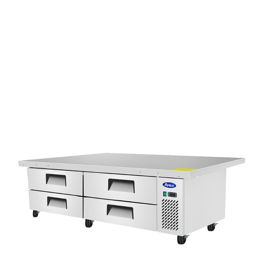 ATOSA 76'' EXTENDED TOP REFRIGERATED CHEF BASE W/ 72'' CABINET