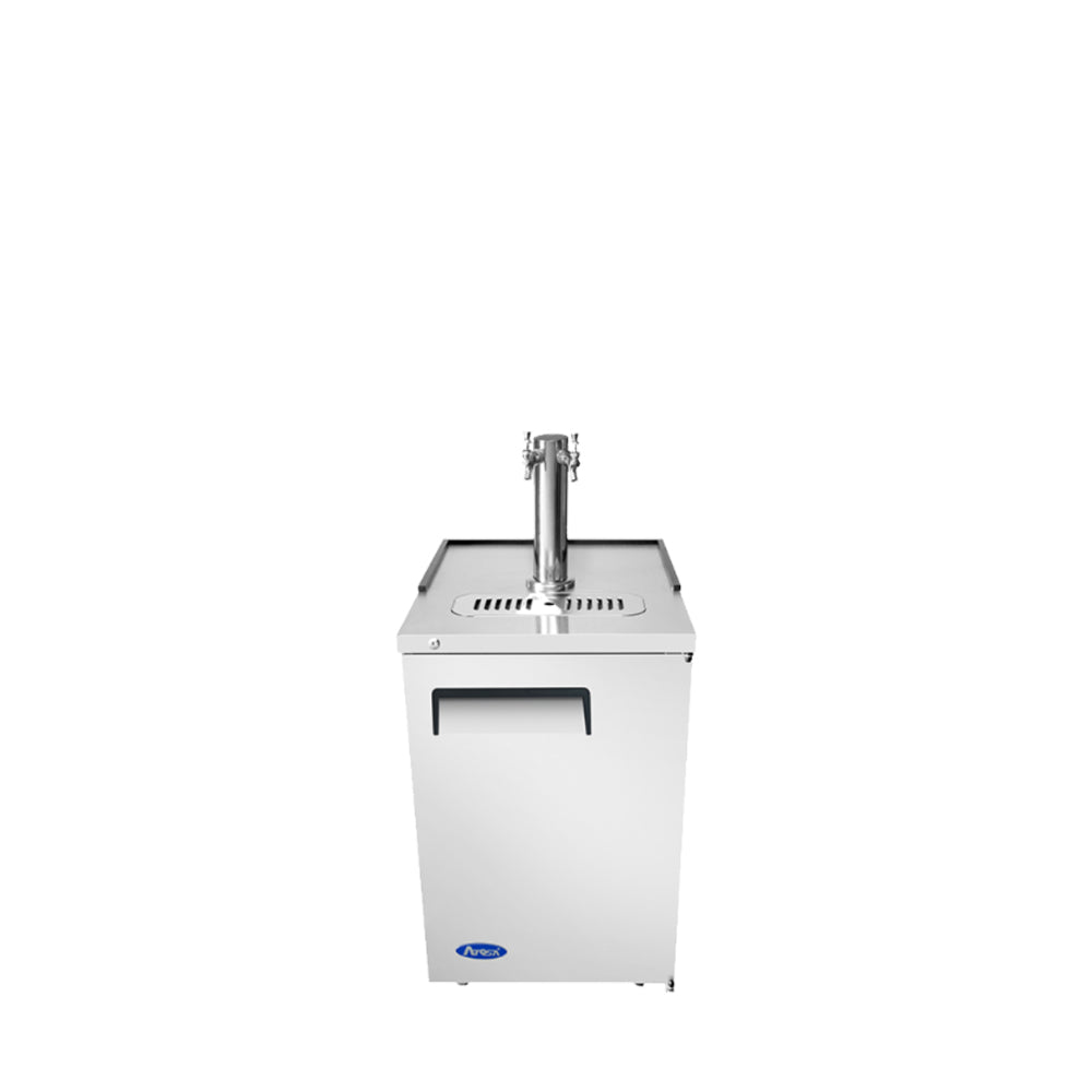 Atosa 23'' Direct Draw Keg Cooler W/ 1 Dual Tap Tower