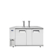 Atosa 68'' Direct Draw Keg Cooler W/ 2 Dual Tap Towers