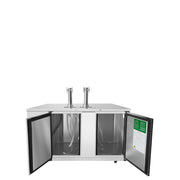 Atosa 68'' Direct Draw Keg Cooler W/ 2 Dual Tap Towers