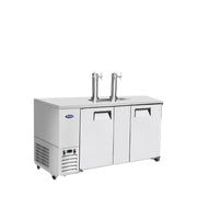 Atosa 68'' Direct Draw Keg Cooler W/ 2 Dual Tap Towers