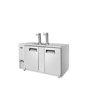 Atosa 68'' Direct Draw Keg Cooler W/ 2 Dual Tap Towers