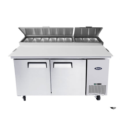 ATOSA 67'' REFRIGERATED PIZZA PREP TABLE