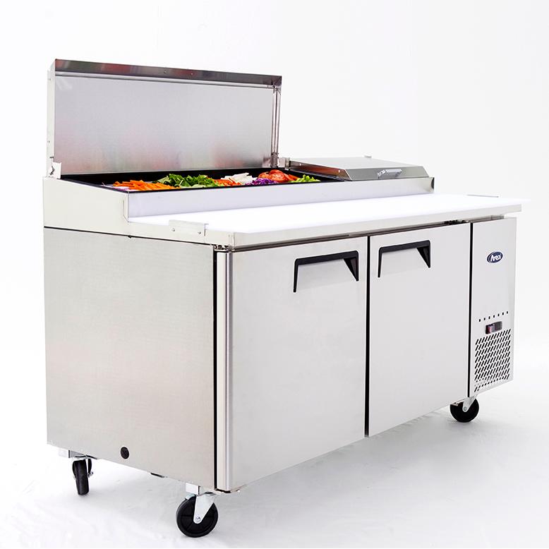 ATOSA 67'' REFRIGERATED PIZZA PREP TABLE