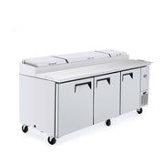 Atosa 93'' Refrigerated Pizza Prep Table