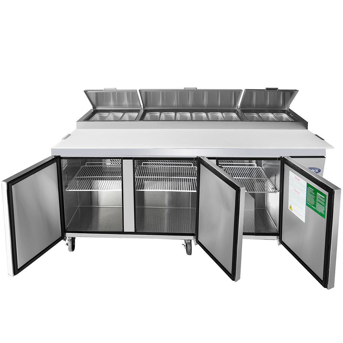 ATOSA 93'' REFRIGERATED PIZZA PREP TABLE