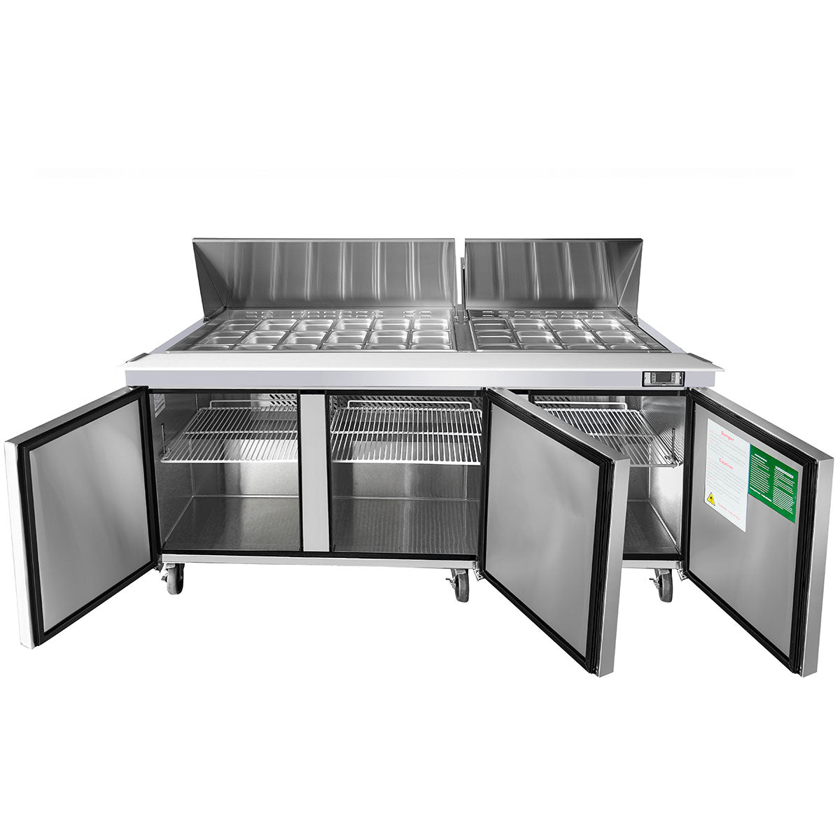 ATOSA 72'' MEGA TOP SANDWICH PREP TABLE