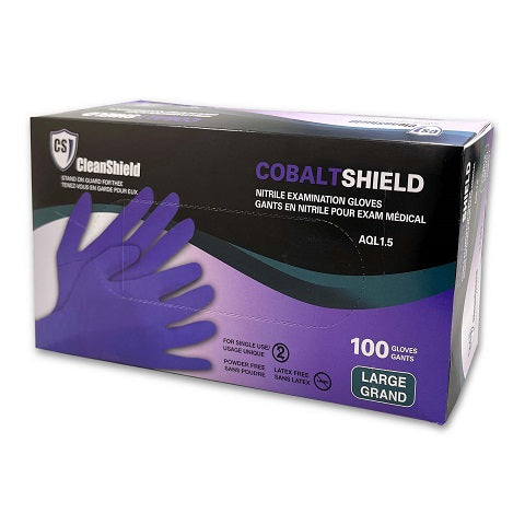 Yukco, Cobalt Shield Nitrile Examination Gloves