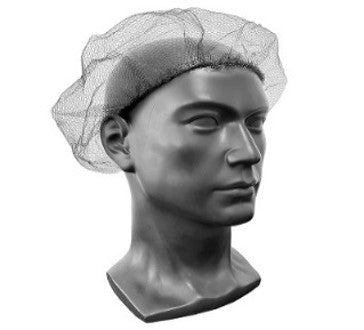 YUKCO, StrongNets Nylon Mesh Hair Covers Black