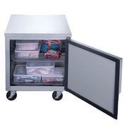 New Air 29'' Stainless Steel Undercounter Freezer