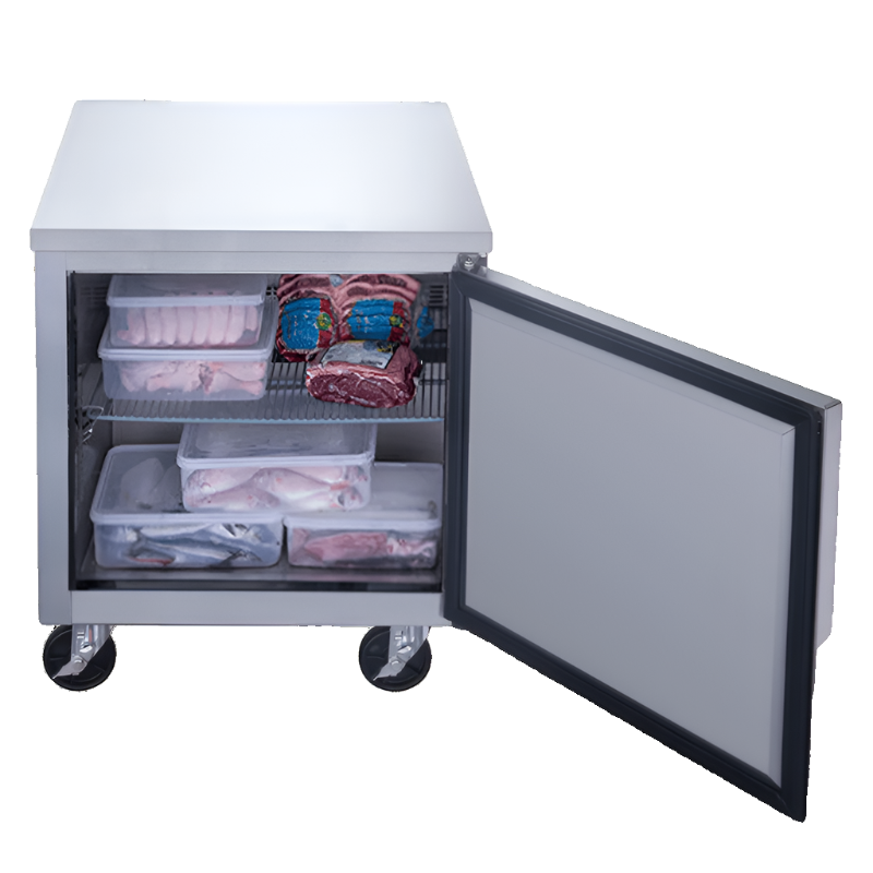 New Air 29'' Stainless Steel Undercounter Freezer