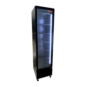 New Air, 17" All Black Glass Door Cooler