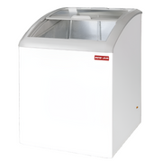 Nouveau Congélateur à crème glacée à vitre incurvée New Air 24''