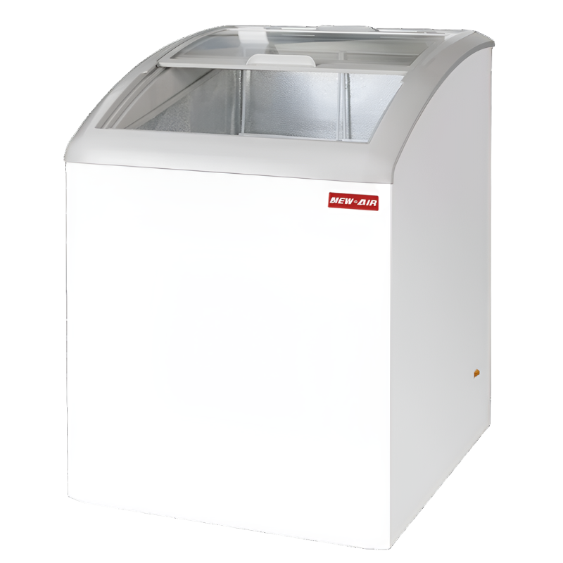 New Air 24'' Curved Glass Ice Cream Freezer