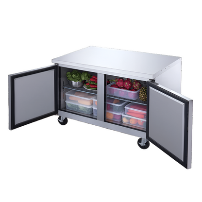 NEW AIR 48'' STAINLESS STEEL UNDERCOUNTER REFRIGERATOR