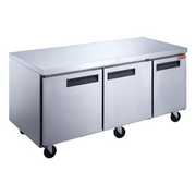 New Air 72'' Stainless Steel Undercounter Refrigerator