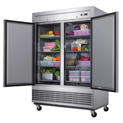 NEW AIR 54'' STAINLESS STEEL REFRIGERATOR