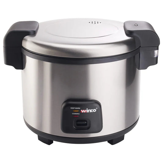 WINCO ELECTRIC RICE COOKER/WARMER W/HINGED COVER