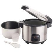 Cuiseur à riz/garde au chaud électrique Winco avec couvercle à charnière