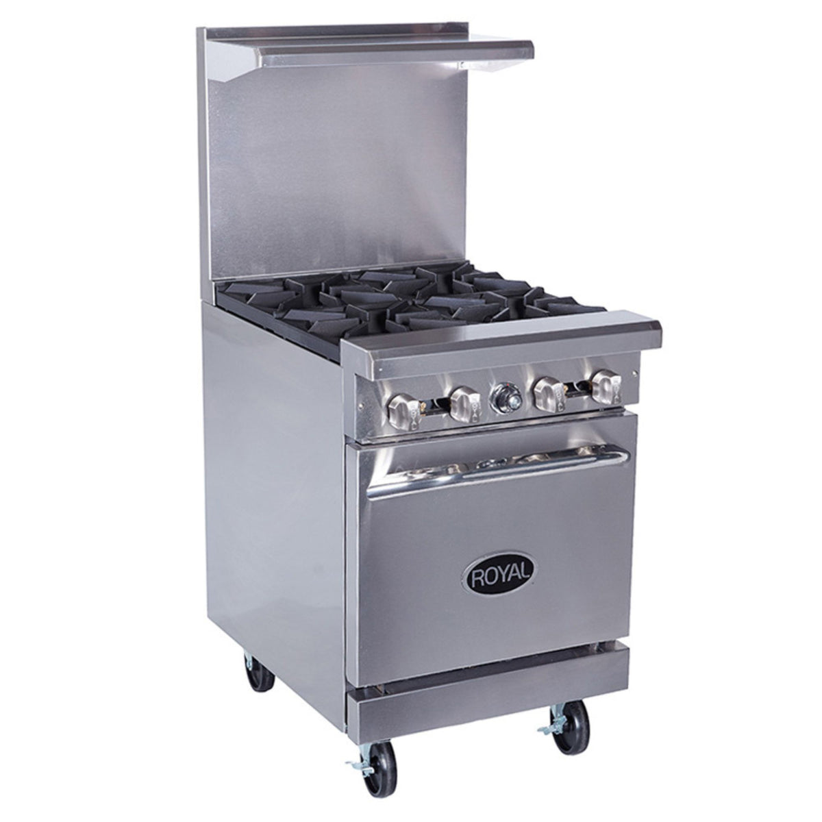 Royal 24'' Gas Range Series W/ Oven Base, Btu 30,000