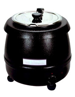 EURODIB ELECT BLACK 10L SOUP KETTLE 110V