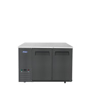 Atosa 48'' Shallow Depth Back Bar Cooler (Black)