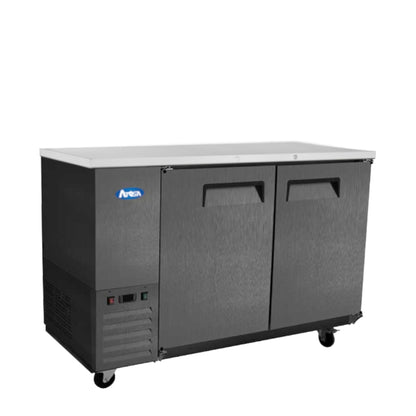 ATOSA 48'' SHALLOW DEPTH BACK BAR COOLER (BLACK)