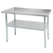 Thorinox Worktable W/Galvanized Steel Legs & Undershelf