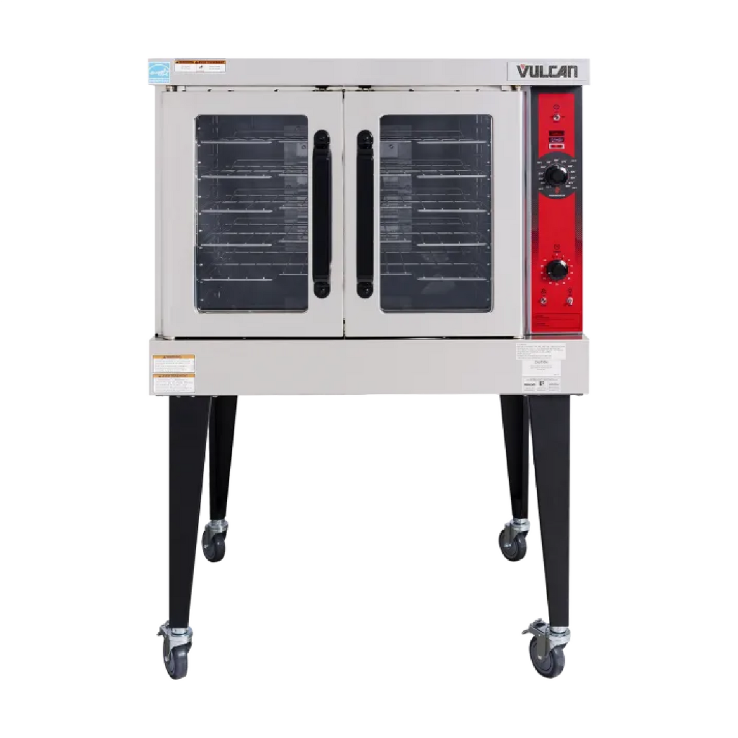 VULCAN COMMERCIAL CONVECTION OVEN SINGLE DECK 42 1/4'' DEPTH GAS w/SOLID STATE CONTROLS