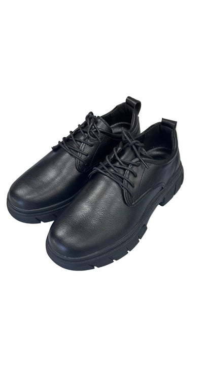 Professional Slip-Resistant Black Work Shoes (Size 37-45)