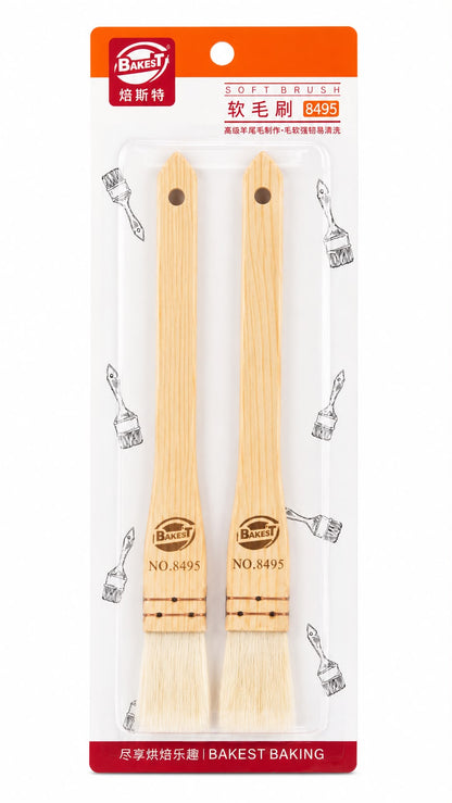 Bakest Wooden Soft Baking Brush