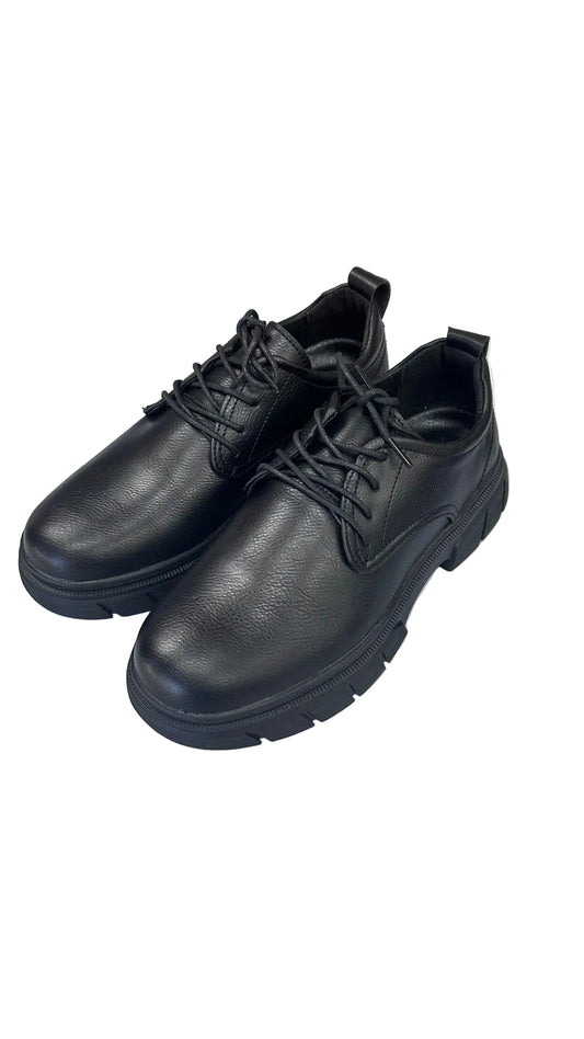 Professional Slip-Resistant Black Work Shoes (Size 37-45)