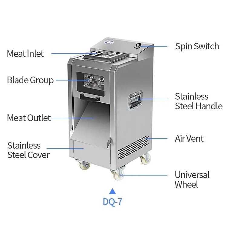 EASTFAIR YD-DQ-7 REMOVABLE LARGE MEAT CUTTING MACHINE