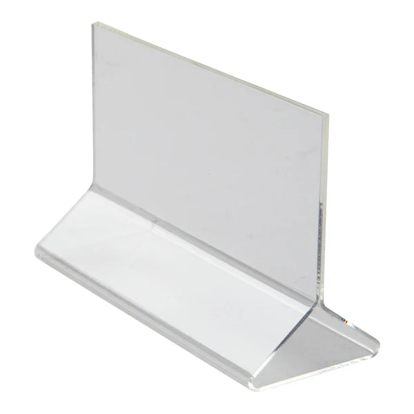 WINCO Double-Sided Clear Acrylic Menu Stand