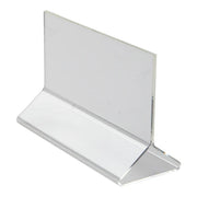 Winco Double-Sided Clear Acrylic Menu Stand