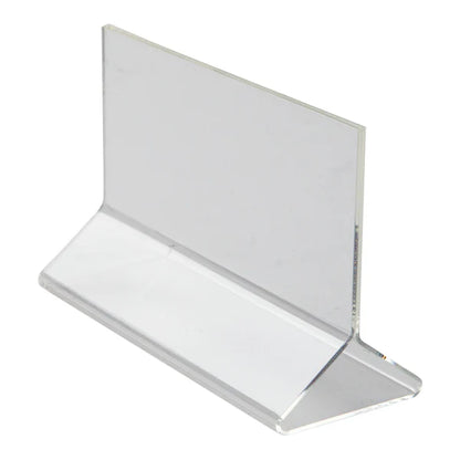 WINCO Double-Sided Clear Acrylic Menu Stand